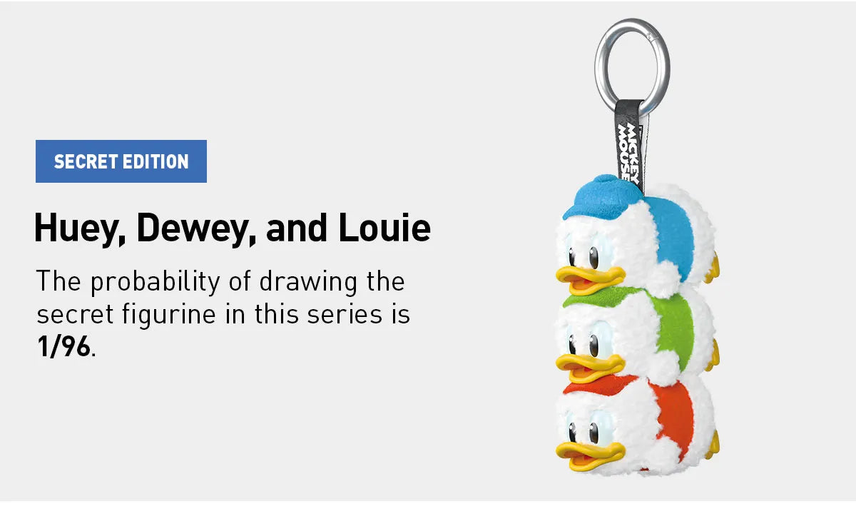 Mickey Family Cute Together Keychain Series Blind Box