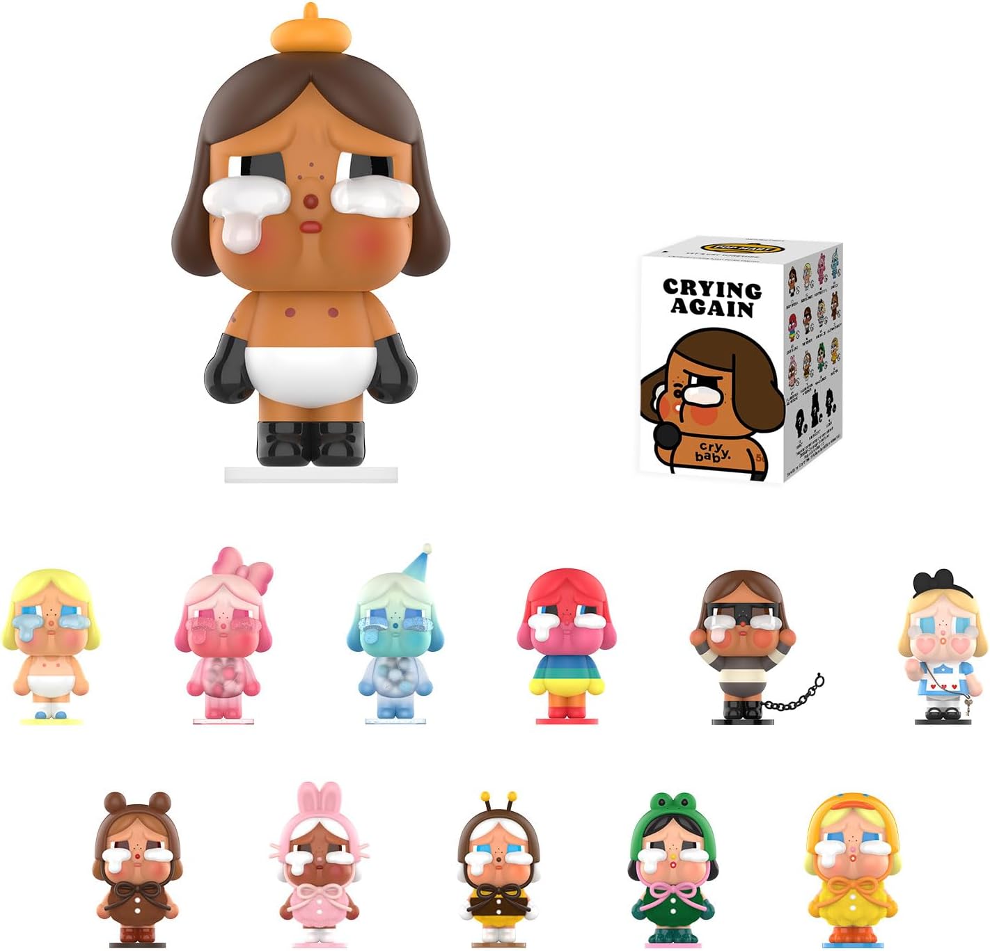 CRYBABY Crying Again Series-Vinyl Face Plush Blind Box