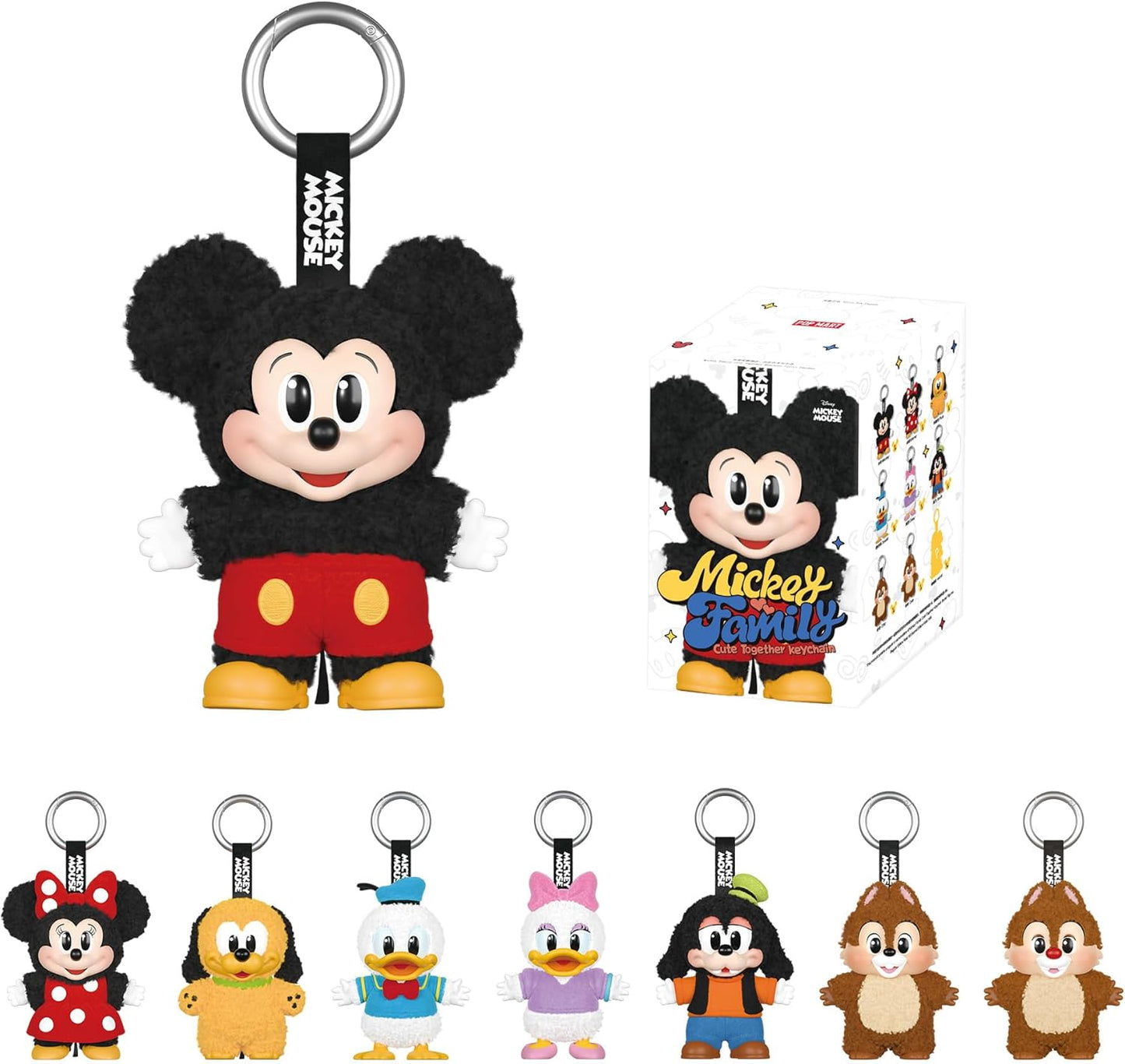Mickey Family Cute Together Keychain Series Blind Box